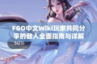 FGO中文Wiki玩家共同分享的敌人全面指南与详解