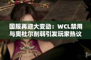 国服再迎大变动：WCL禁用与奥杜尔削弱引发玩家热议与讨论