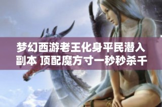 梦幻西游老王化身平民潜入副本 顶配魔方寸一秒秒杀千军