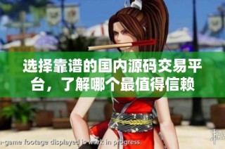 选择靠谱的国内源码交易平台，了解哪个最值得信赖