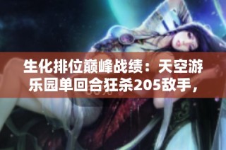 生化排位巅峰战绩：天空游乐园单回合狂杀205敌手，夺3234分！