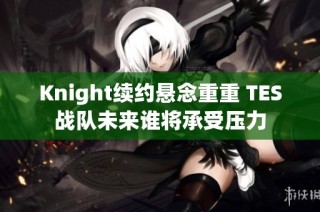 Knight续约悬念重重 TES战队未来谁将承受压力