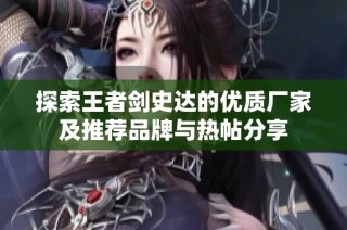 探索王者剑史达的优质厂家及推荐品牌与热帖分享