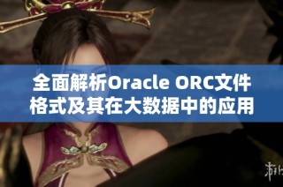 全面解析Oracle ORC文件格式及其在大数据中的应用