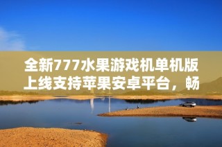 全新777水果游戏机单机版上线支持苹果安卓平台，畅享游戏乐趣