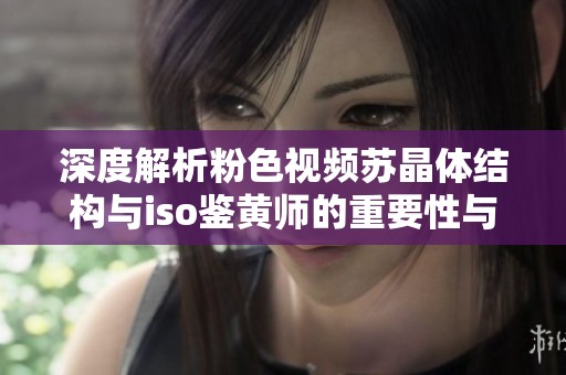 深度解析粉色视频苏晶体结构与iso鉴黄师的重要性与应用