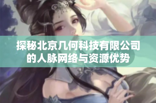 探秘北京几何科技有限公司的人脉网络与资源优势