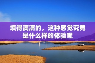 填得满满的，这种感觉究竟是什么样的体验呢