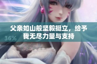 父亲如山般坚毅挺立，给予我无尽力量与支持