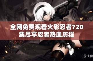 全网免费观看火影忍者720集尽享忍者热血历程