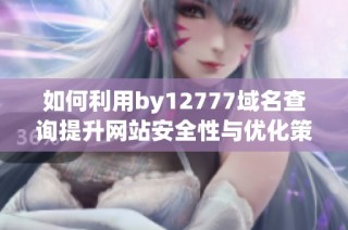 如何利用by12777域名查询提升网站安全性与优化策略