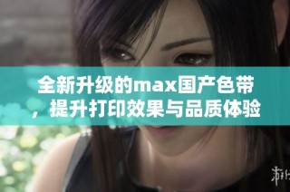 全新升级的max国产色带，提升打印效果与品质体验
