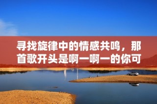 寻找旋律中的情感共鸣，那首歌开头是啊一啊一的你可知道吗