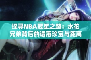 探寻NBA冠军之路：水花兄弟背后的遗落珍宝与距离之谜