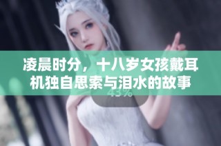 凌晨时分，十八岁女孩戴耳机独自思索与泪水的故事