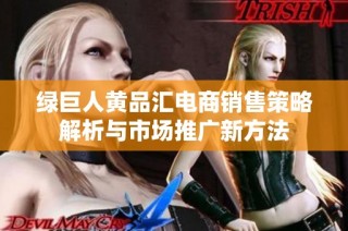 绿巨人黄品汇电商销售策略解析与市场推广新方法