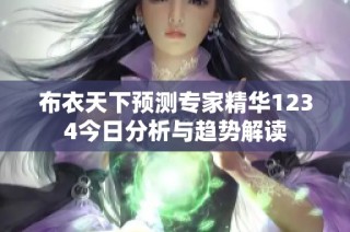 布衣天下预测专家精华1234今日分析与趋势解读