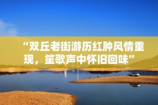 “双丘老街游历红肿风情重现，笙歌声中怀旧回味”