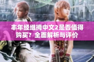丰年经继拇中文2是否值得购买？全面解析与评价