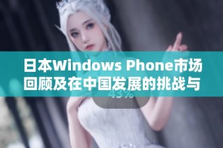 日本Windows Phone市场回顾及在中国发展的挑战与机遇
