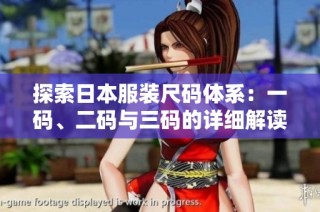 探索日本服装尺码体系：一码、二码与三码的详细解读