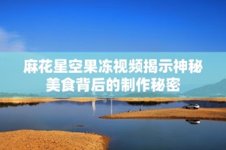 麻花星空果冻视频揭示神秘美食背后的制作秘密
