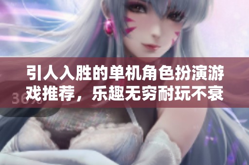 引人入胜的单机角色扮演游戏推荐，乐趣无穷耐玩不衰