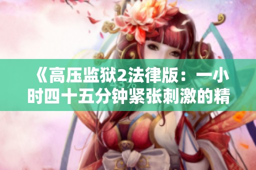 《高压监狱2法律版：一小时四十五分钟紧张刺激的精彩旅程》