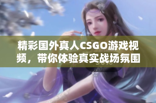 精彩国外真人CSGO游戏视频，带你体验真实战场氛围