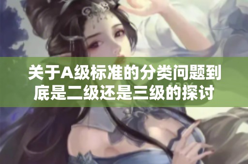 关于A级标准的分类问题到底是二级还是三级的探讨