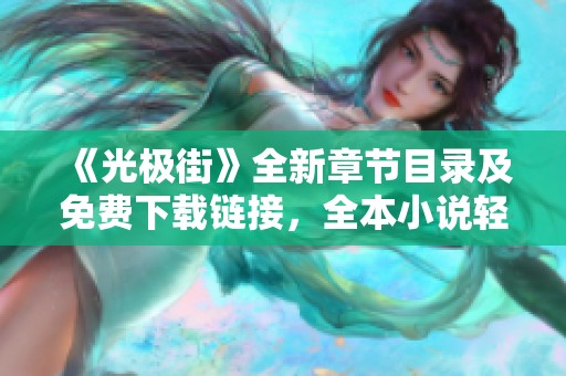 《光极街》全新章节目录及免费下载链接，全本小说轻松获取