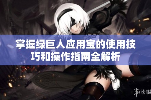 掌握绿巨人应用宝的使用技巧和操作指南全解析