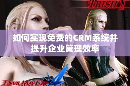 如何实现免费的CRM系统并提升企业管理效率
