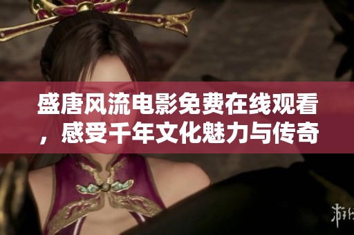 盛唐风流电影免费在线观看，感受千年文化魅力与传奇故事