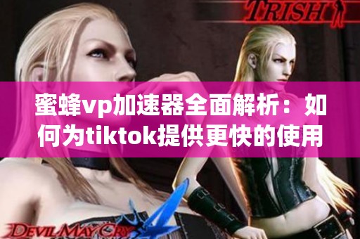 蜜蜂vp加速器全面解析：如何为tiktok提供更快的使用体验