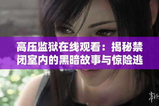 高压监狱在线观看：揭秘禁闭室内的黑暗故事与惊险逃脱