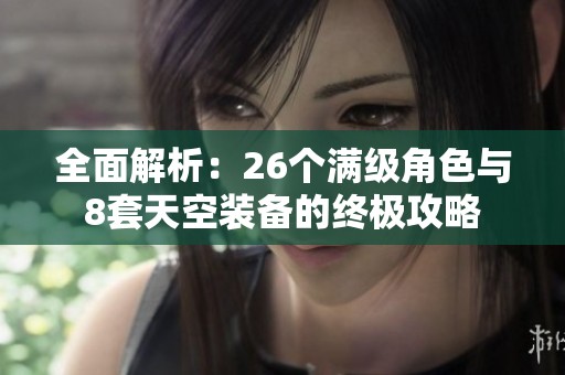 全面解析：26个满级角色与8套天空装备的终极攻略