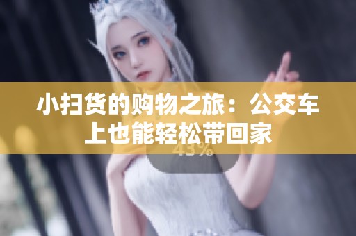 小扫货的购物之旅：公交车上也能轻松带回家