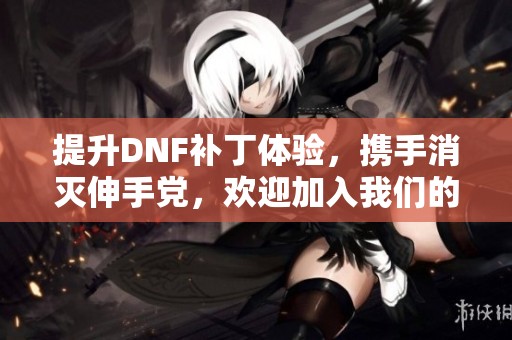 提升DNF补丁体验，携手消灭伸手党，欢迎加入我们的交流社区