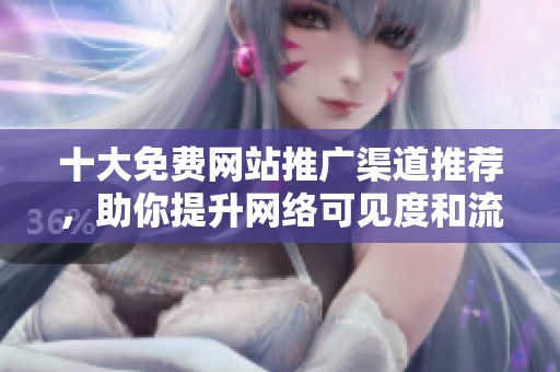 十大免费网站推广渠道推荐，助你提升网络可见度和流量